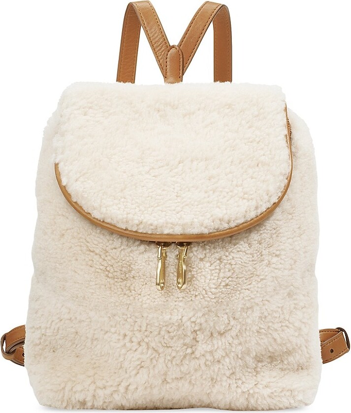 Chanel Coco Neige Flap Backpack Quilted Lambskin And Shearling Small
