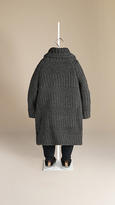 Thumbnail for your product : Burberry Wool Alpaca Knitted Coat