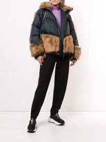 Thumbnail for your product : Nike Faux Fur Panelled Padded Jacket