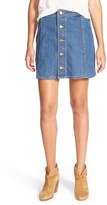 Thumbnail for your product : Hinge Button Front Denim Skirt
