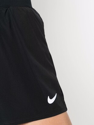 Nike Logo-Print Slip-On Running Shorts