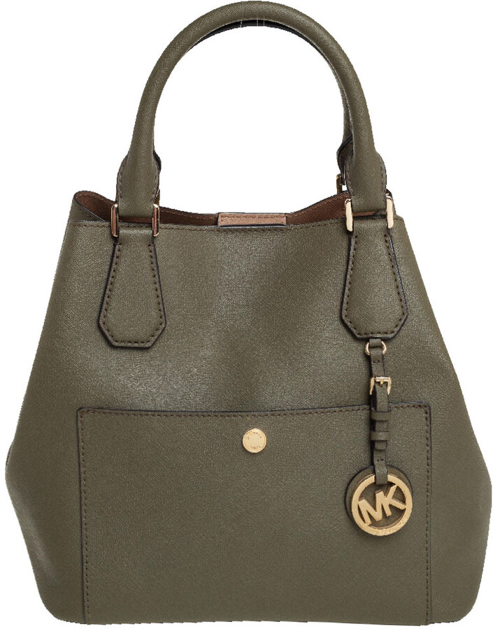 mk olive green bag