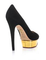Thumbnail for your product : Charlotte Olympia Cindy suede pumps