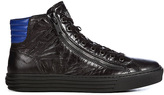 Thumbnail for your product : Hogan Distressed Leather High Tops Gr. 41