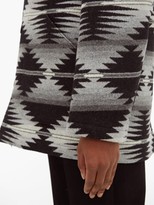 Thumbnail for your product : Pendleton Brownsville Intarsia Wool And Cotton-blend Coat - Grey Multi