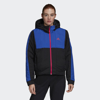 adidas Back to Sport Insulated Hooded Jacket - ShopStyle