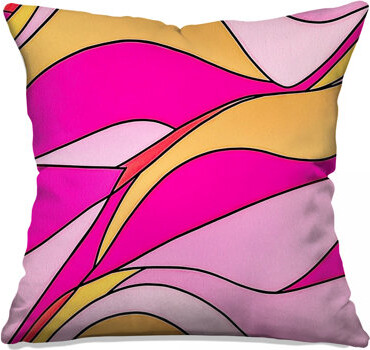 VisionDecor Abstract Throw Pillow Art Double Sided Pillows
