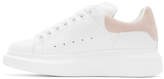 Thumbnail for your product : Alexander McQueen White and Pink Oversized Sneakers