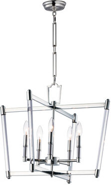 Willa Arlo Interiors Kellie 5 - Light Candle Style Geometric Chandelier