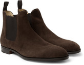 Thumbnail for your product : John Lobb Chesland Suede Chelsea Boots