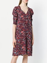 Thumbnail for your product : See by Chloe Floral Print Ruched Sleeves Dress