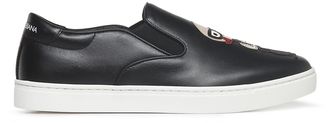 Dolce & Gabbana Designers Patch Slip-on Sneakers