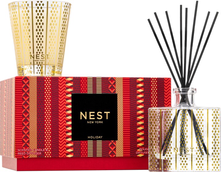 NEST Fragrances Holiday Classic Candle & Diffuser Set