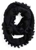 Thumbnail for your product : BP Tassel Open Knit Infinity Scarf (Juniors)