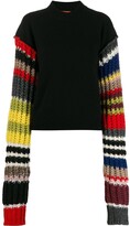 Thumbnail for your product : colville Striped Sleeve Jumper