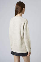 Thumbnail for your product : Topshop Ribbed grunge sweater