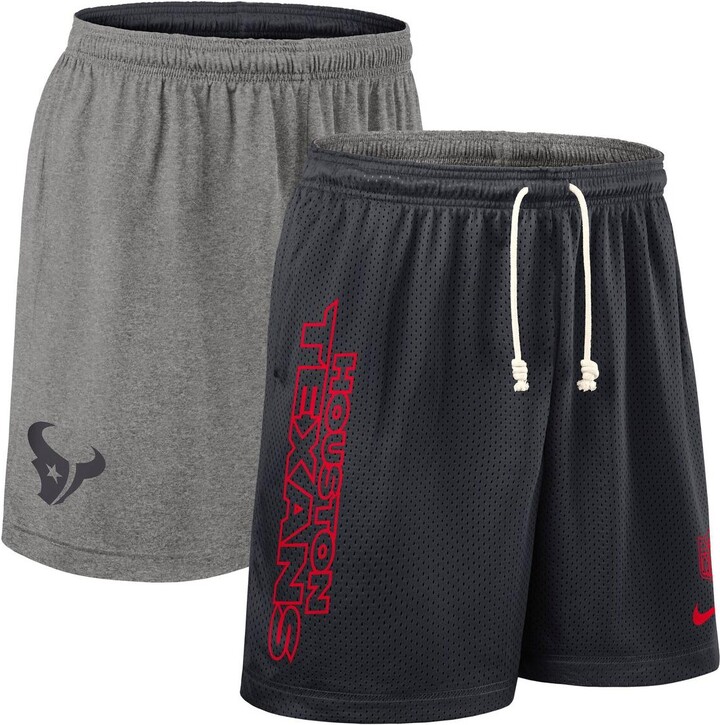 Nike Men's Navy Houston Texans Sideline Reversible Performance Shorts
