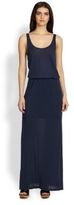 Thumbnail for your product : Splendid Blouson-Waist Slub Maxi Dress