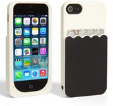 Thumbnail for your product : Kate Spade 'scallop pocket' card holder iPhone 5 & 5s case
