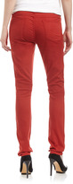 Thumbnail for your product : Helmut Lang Over-Dye Five-Pocket Skinny Pants, Red