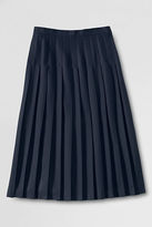 Thumbnail for your product : Lands' End Women's Solid Long Pleated Skirt