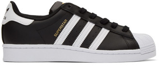 adidas Black and White Superstar Sneakers