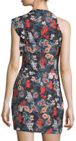 Thumbnail for your product : Black Halo Pabla High-Neck Floral-Print Mini Dress