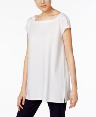 Eileen Fisher Washable Crepe Tunic, a Macy's Exclusive Style