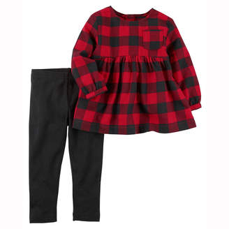 Carter's 2-pc. Checked Pant Set Girls