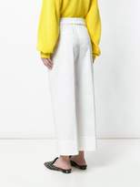 Thumbnail for your product : Incotex wide leg cropped pants