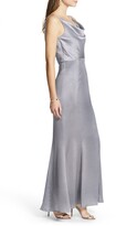 Thumbnail for your product : Chi Chi London Delaney Cowl Neck Satin Trumpet Gown