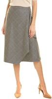 Thumbnail for your product : Les Copains Wool-Blend A-Line Skirt