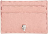 Thumbnail for your product : Alexander McQueen Pink Skull Card Holder