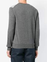 Thumbnail for your product : Ballantyne colour contrast V-neck sweater