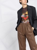 Thumbnail for your product : MM6 MAISON MARGIELA Cropped Leather Trousers