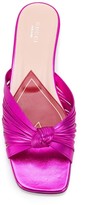 Thumbnail for your product : Gucci Metallic Leather Flat Sandals