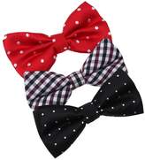 Thumbnail for your product : IDEA Gift For Halloween Microfiber Stain Pre-Tied Bow Ties For Young 3 Pack Bow Tie Set By Dan Smith