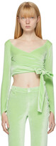 Thumbnail for your product : MAISIE WILEN Green Dramady Wrap Cardigan