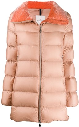 pink moncler coat womens