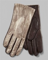 Thumbnail for your product : Chico's Metallic Exotic Gloves