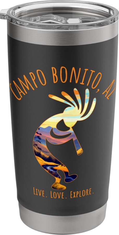Awesome Campo Bonito Arizona USA Designs Souvenirs Campo Bonito Arizona USA Dancing Kokopelli Southwest Design Stainless Steel Insulated Tumbler