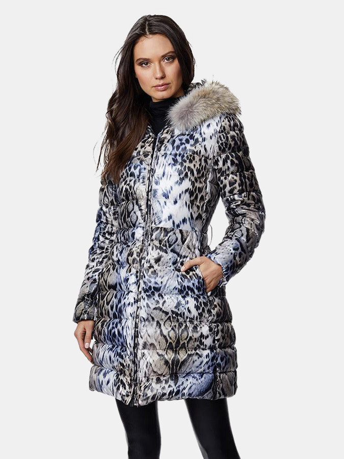 Dawn Levy Toya Knee Length Down Coat ShopStyle Outerwear
