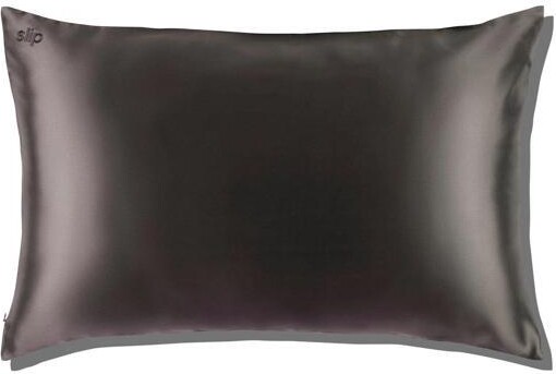 Slip 20' x 30' Queen Pure Silk Pillow Case, Soft & Durable - Charcoal