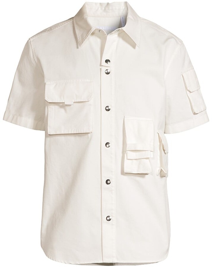 Mens White Utility Shirt | Shop the world's largest collection of 