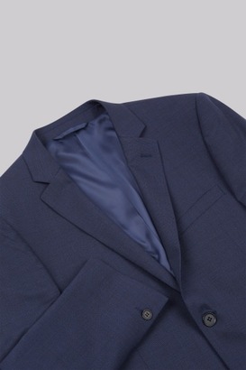 DKNY Slim Fit Navy Semi Plain Suit