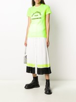 Thumbnail for your product : Karl Lagerfeld Paris Striped Hem Pleated Skirt