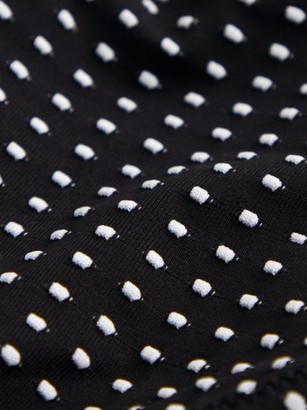 Solid & Striped The Roux Polka Dot-embroidered Bikini Briefs - White Multi