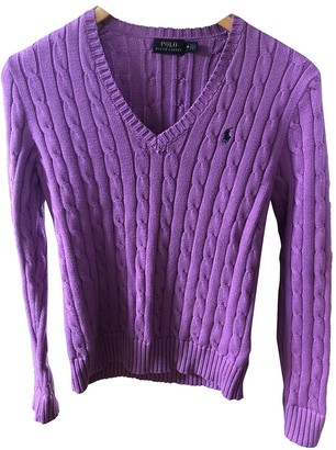 Polo Ralph Lauren Purple Cotton Knitwear for Women