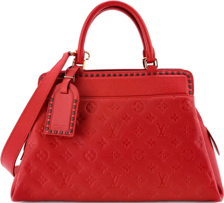Louis Vuitton Pre-Owned Vosges Handbag Whipstitch Monogram Empreinte Leather MM satchel