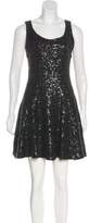Thumbnail for your product : Alice + Olivia Sequined A-Line Dress